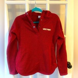 Columbia Women's Small Darling Days Pullover Hoodie West Point Scarlet Red